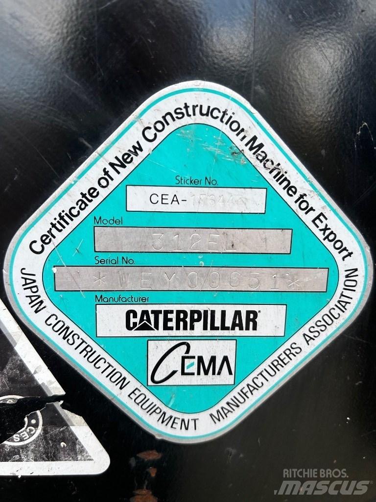 CAT 312 E 대형 굴삭기 29톤 이상