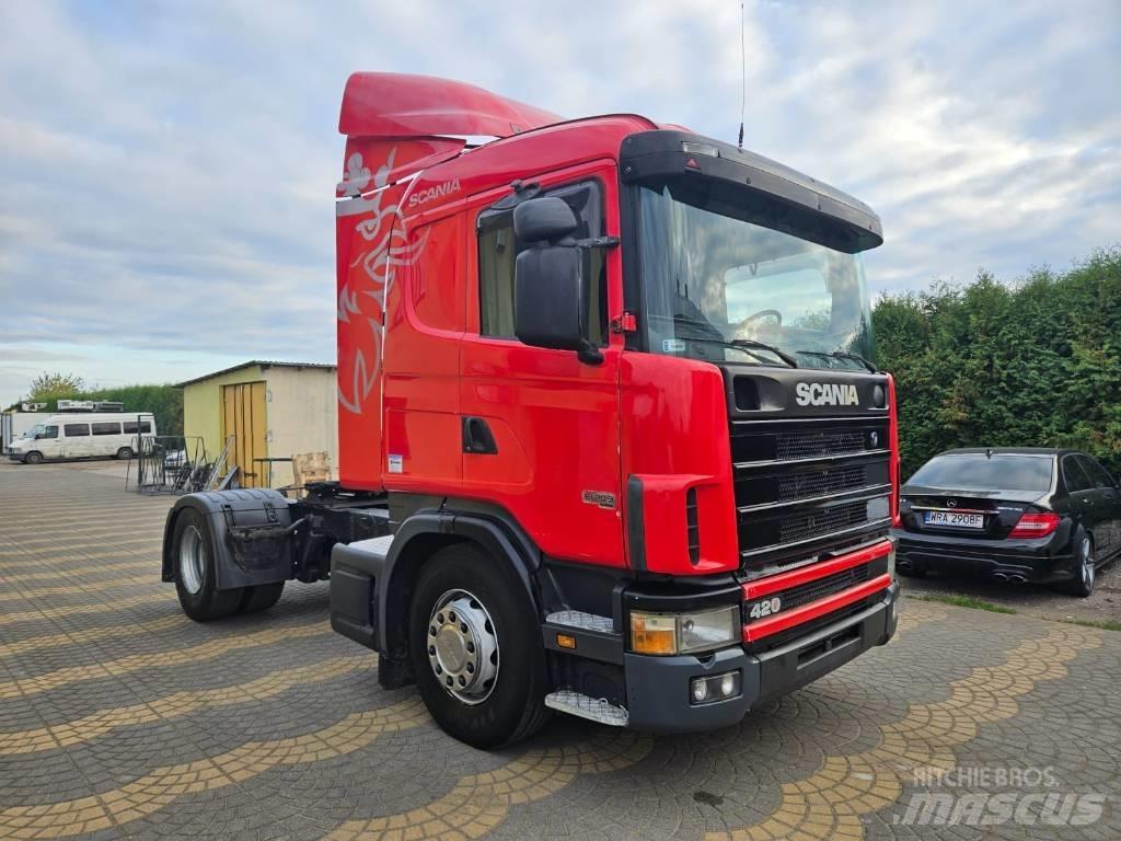 Scania 124 L 420 트랙터 유닛