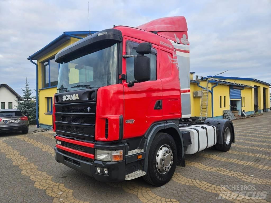 Scania 124 L 420 트랙터 유닛