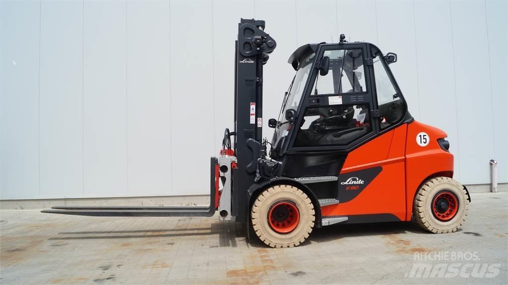 Linde E80 전동 지게차