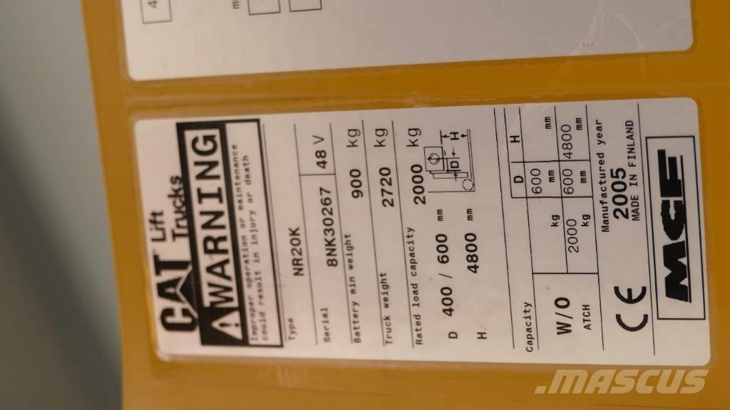 CAT NR 20 리치 트럭
