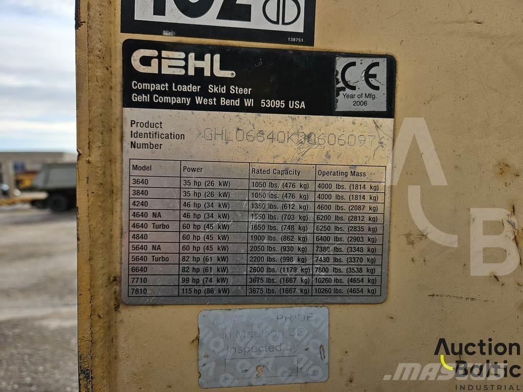 Gehl 6640  스키드로더