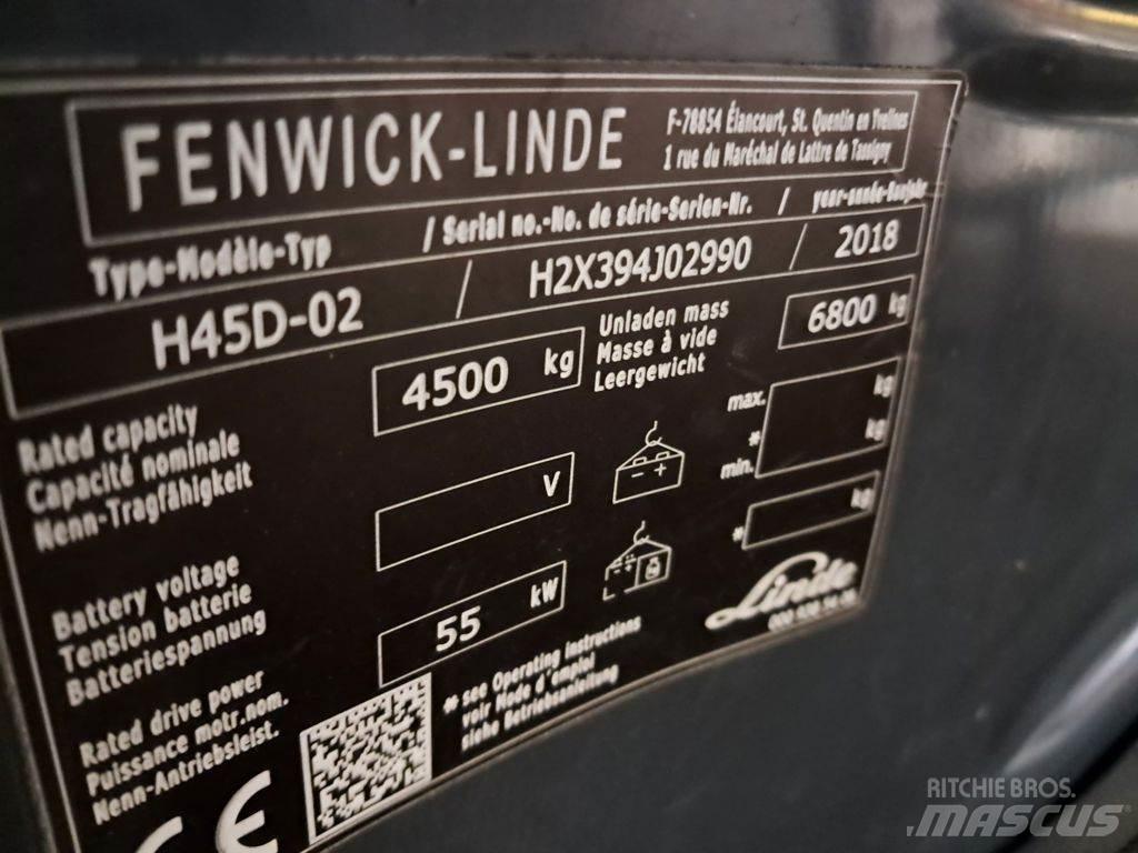 Linde H45D-02 디젤 지게차