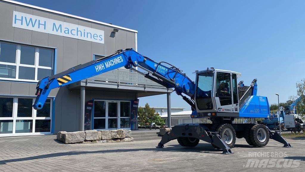 Fuchs MHL 320 D 폐기물/산업 처리기