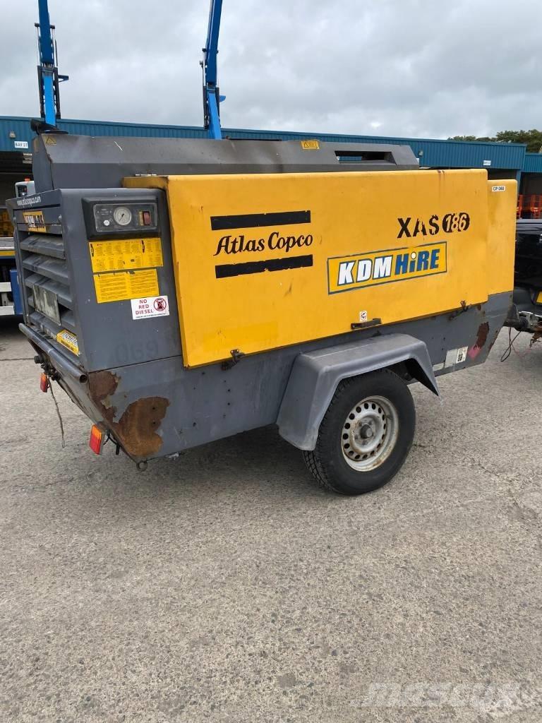 Atlas Copco XAS 186 콤푸레샤