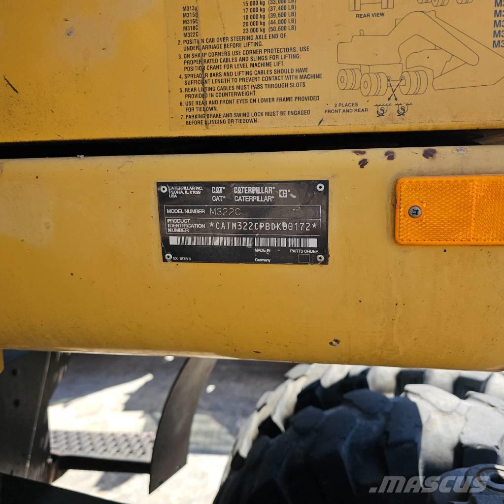CAT 322 C  휠 굴삭기