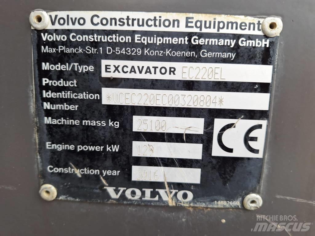 Volvo EC 220 EL 대형 굴삭기 29톤 이상