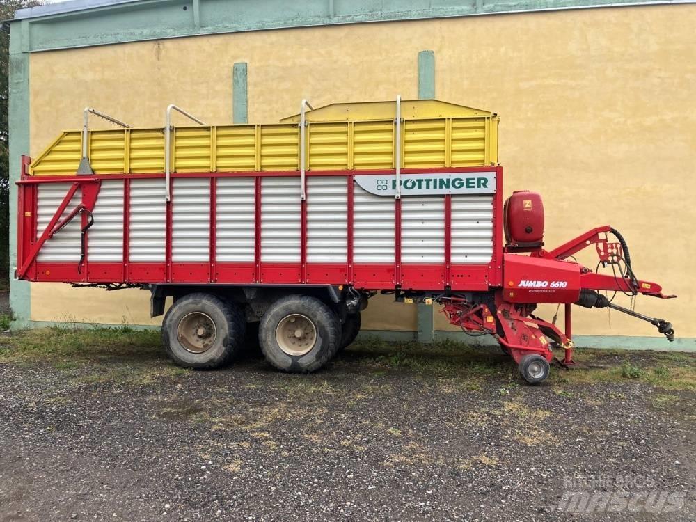 Pöttinger Jumbo 6610 자동 적재 트레일러