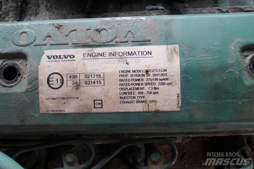 Volvo D7C USED 엔진