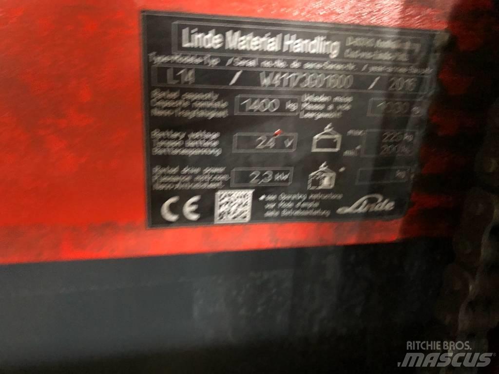 Linde H 16 T-01 LPG 지게차