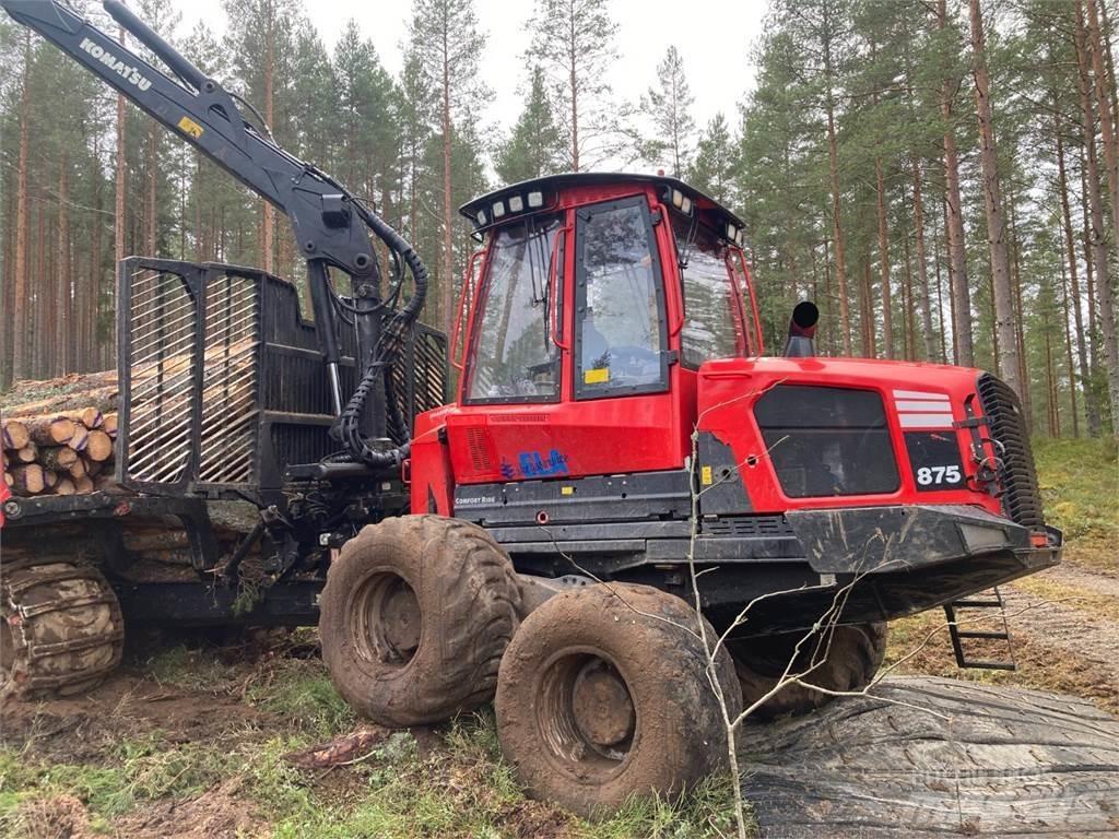 Komatsu 875 원목 포워더