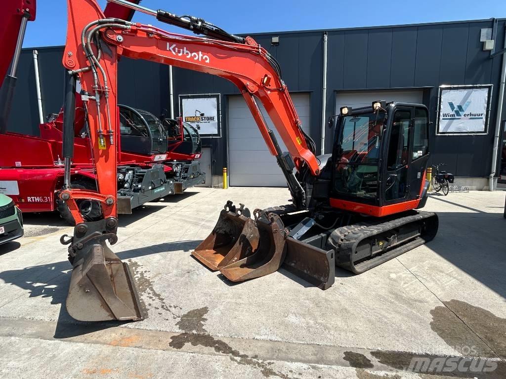 Kubota KX 080-4 중형굴삭기 7톤-28톤