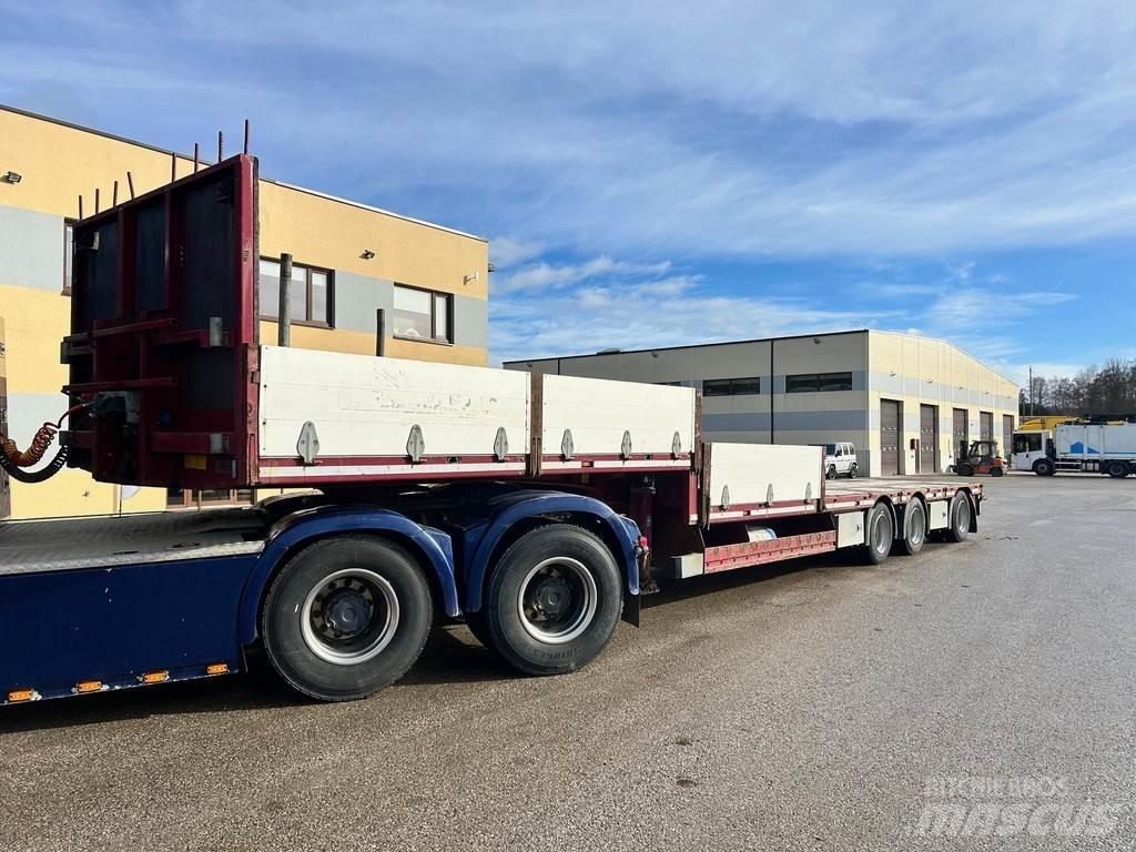 HRD 3-AXLE JUMBO 로우 로더-세미 트레일러