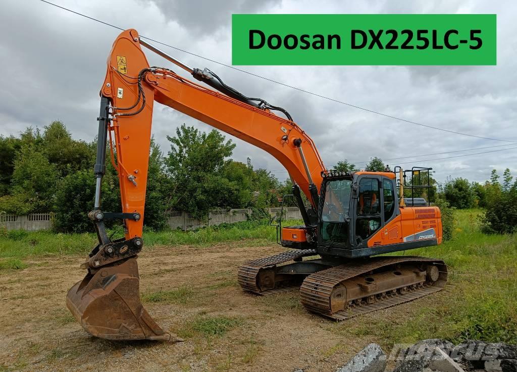 Doosan DX 225 LC-5 대형 굴삭기 29톤 이상