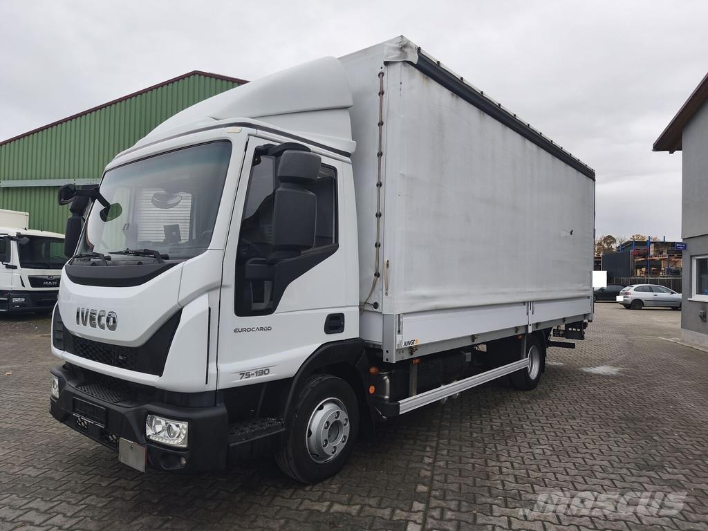 Iveco 75-190 커튼사이더 트럭