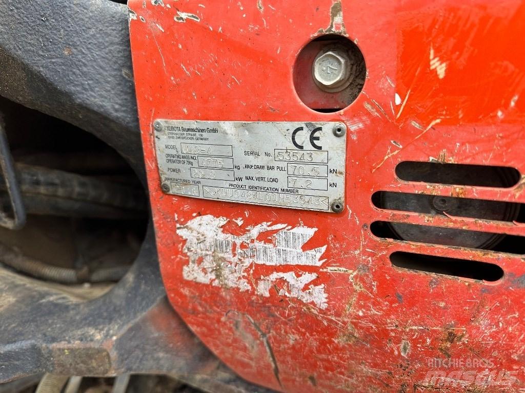 Kubota KX 048-4 소형 굴삭기 7톤 미만
