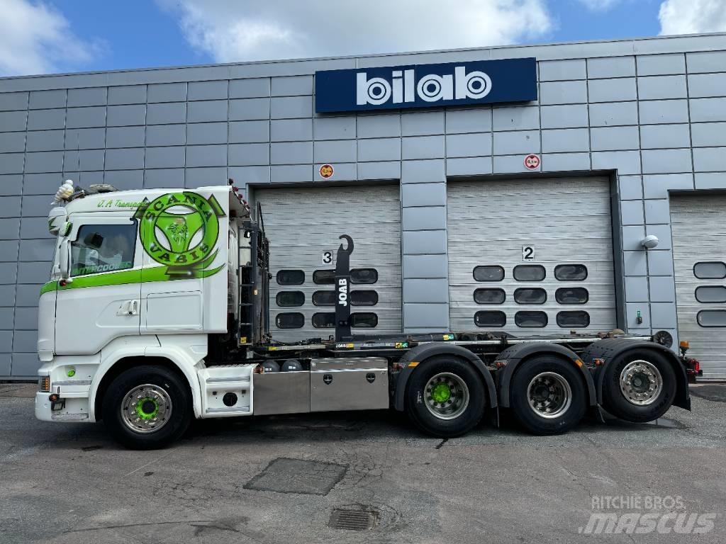 Scania R 520 LB8x4*4 훅 리프트 트럭
