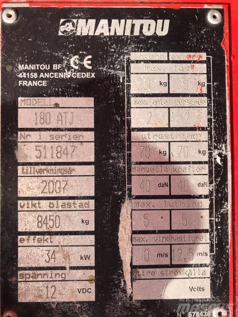 Manitou 180 ATJ 관절형 전동이동 리프트