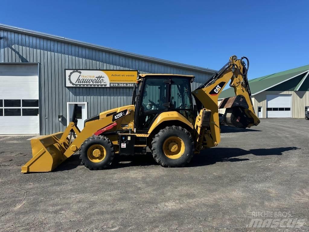 CAT 420 F 백호로더