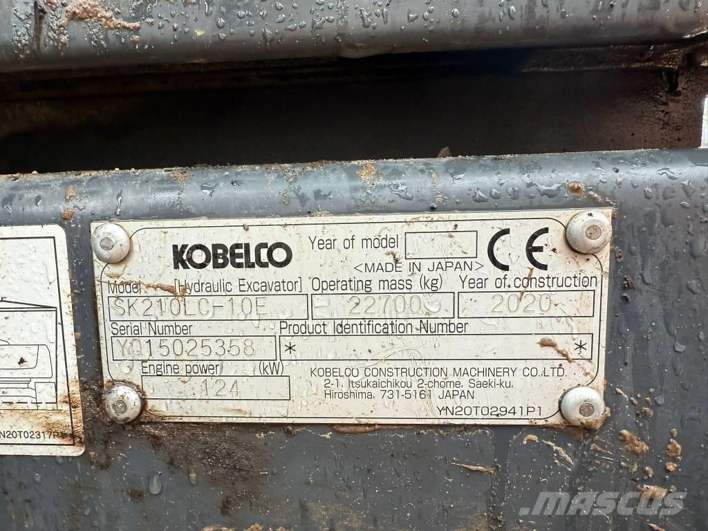 Kobelco SK 210 LC-10 대형 굴삭기 29톤 이상