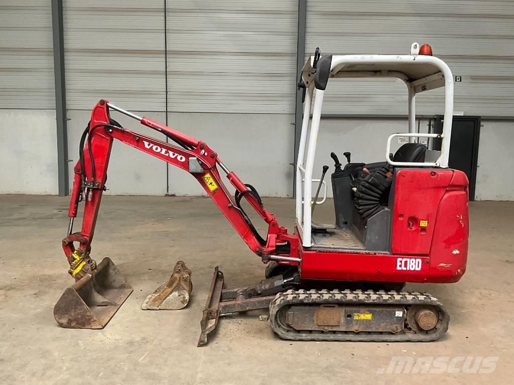 Volvo EC 18 D 소형 굴삭기 7톤 미만
