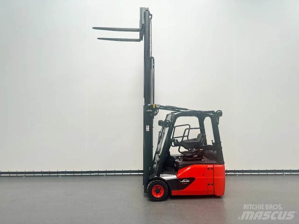 Linde 386 E 16-02 전동 지게차