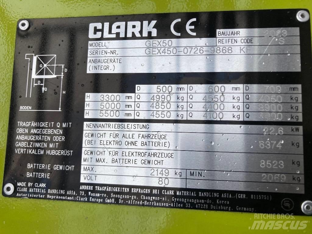 Clark GEX 50 전동 지게차