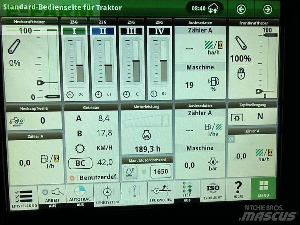 John Deere 6r 215 트랙터
