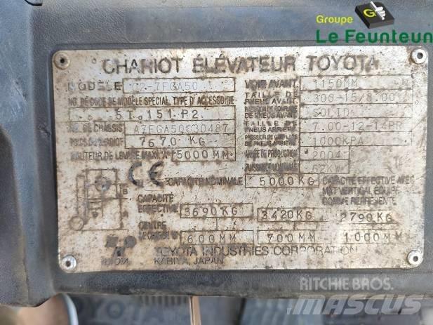 Toyota 02-7 FG A 50 LPG 지게차