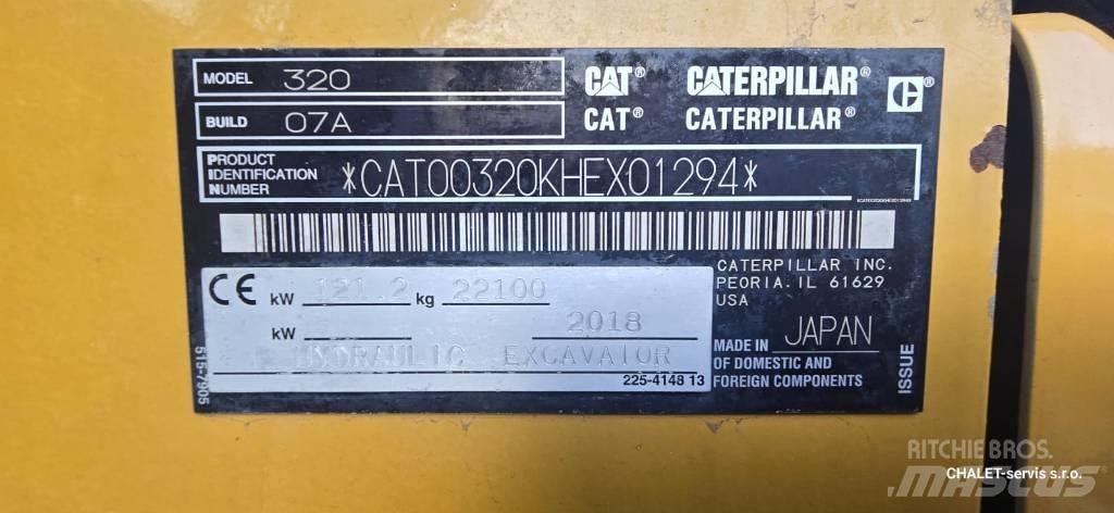 CAT 320 대형 굴삭기 29톤 이상