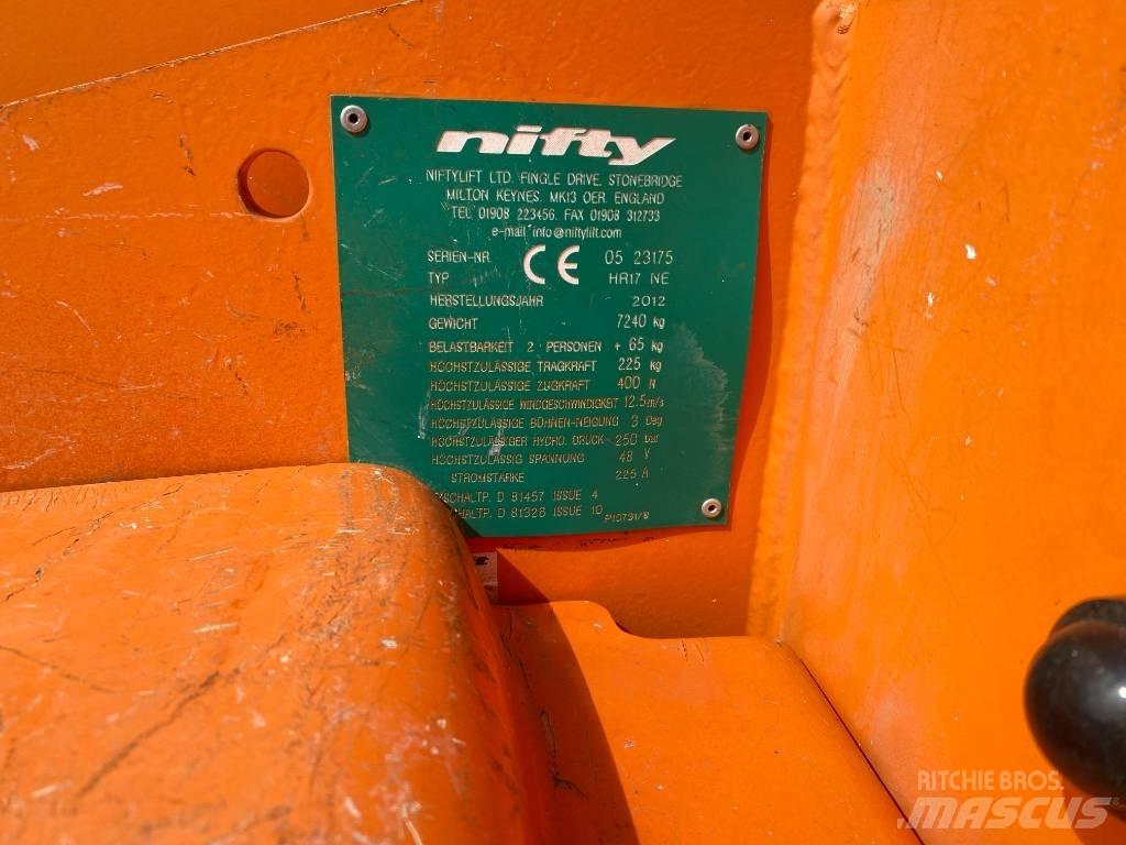 Niftylift HR 17NE 관절형 전동이동 리프트