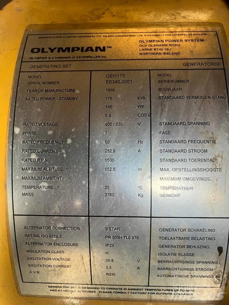 Olympian GEH 175 디젤 발전기