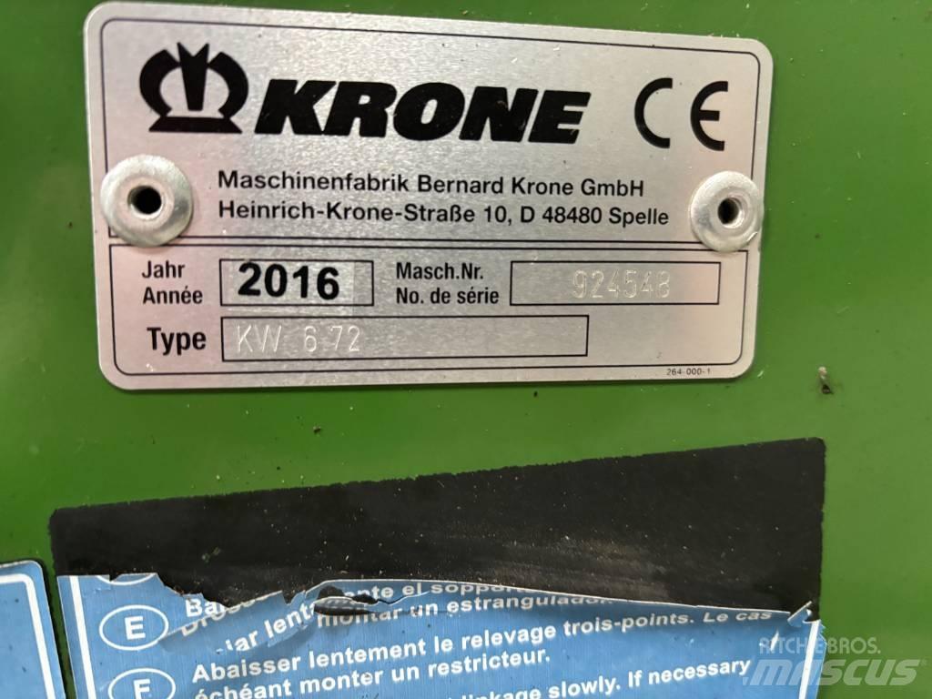 Krone KW 6.72/6 갈퀴 및 테더