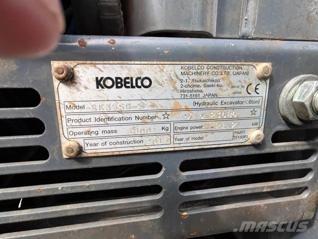 Kobelco SK35SR-5 소형 굴삭기 7톤 미만