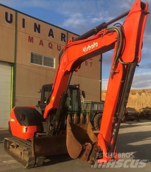 Kubota KX 080-4 중형굴삭기 7톤-28톤