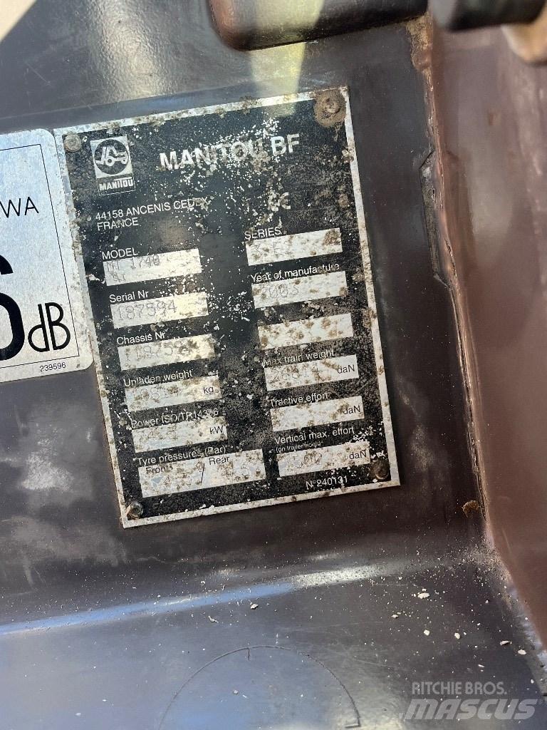 Manitou 1740 텔러 핸들러