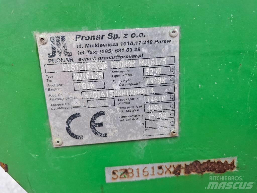 Pronar NV 161/5 퇴비살포기