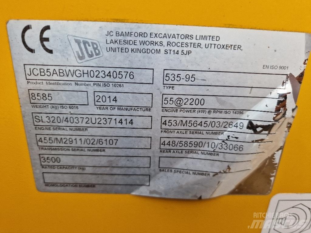 JCB 2014 JCB 535-95 텔러 핸들러