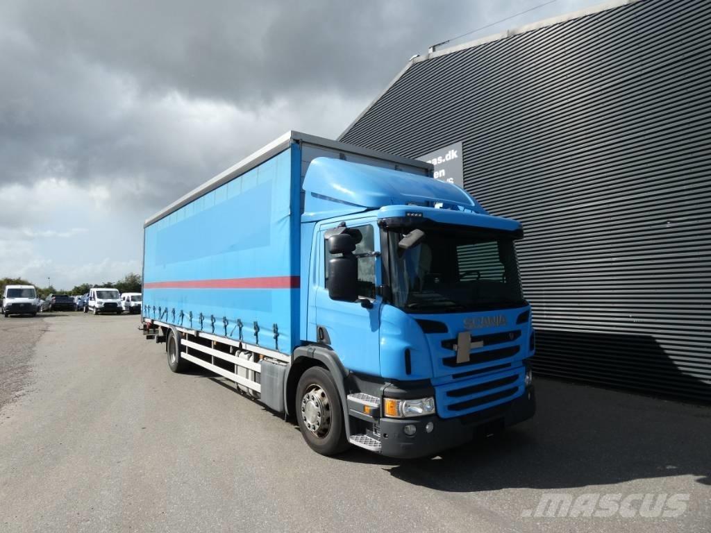 Scania P 250 커튼사이더 트럭