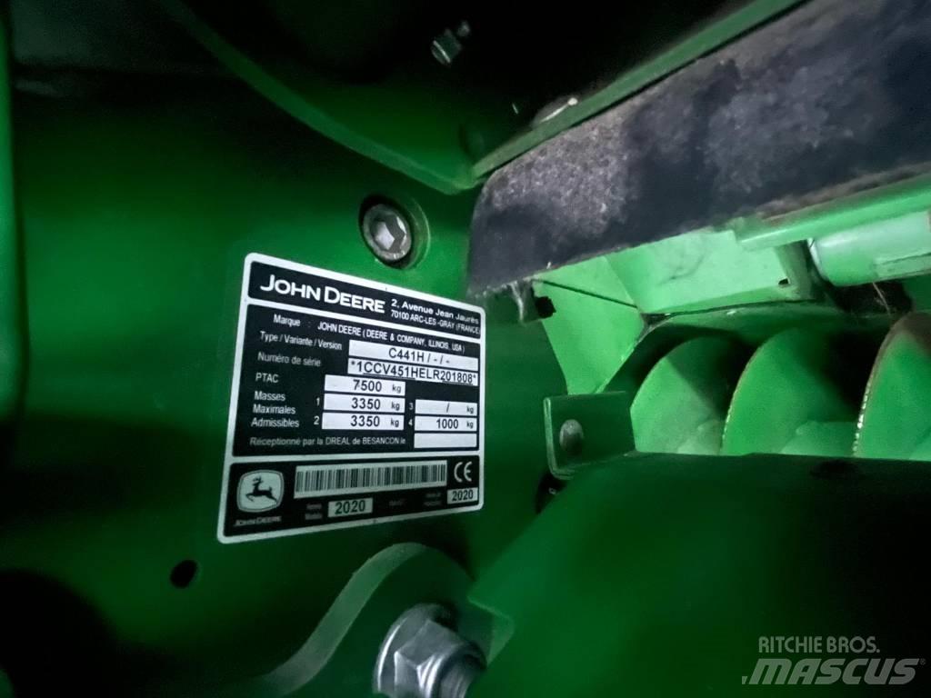 John Deere V451R 원형 곤포기