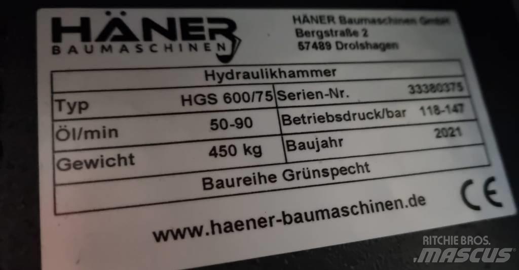 Häner HGS 600/75 브레이커