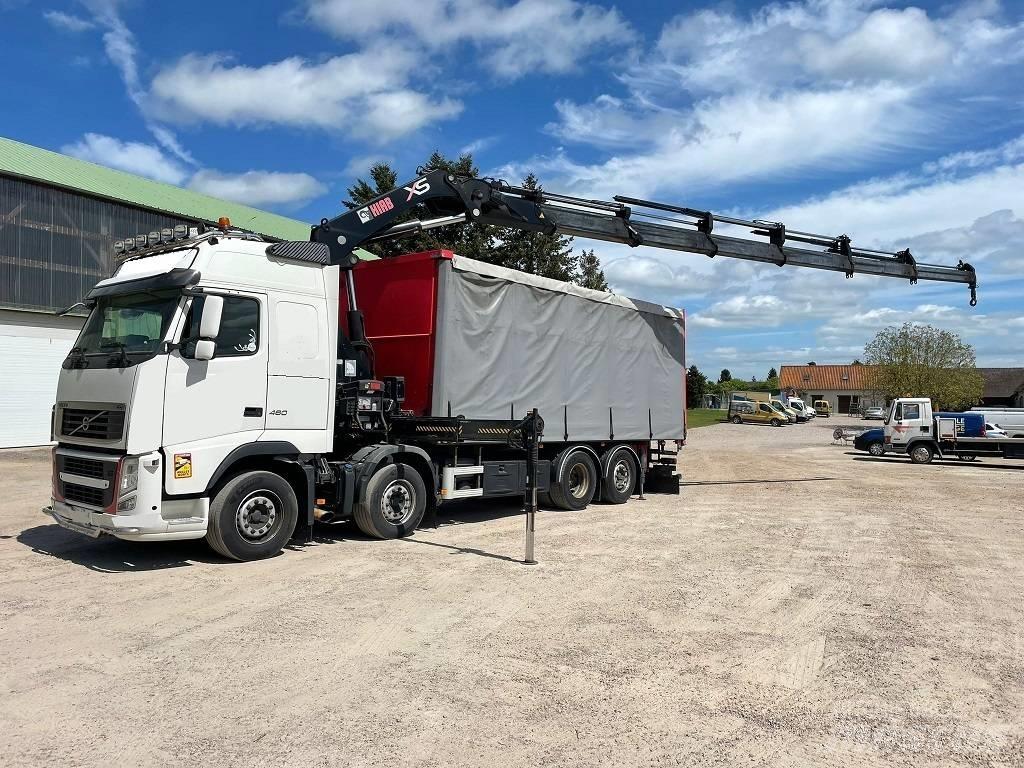 Volvo FH 460 우드칩 세미 트레일러