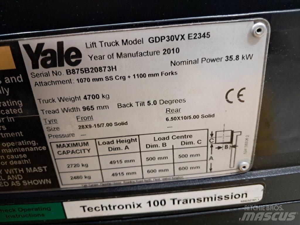 Yale GDP30VX 디젤 지게차