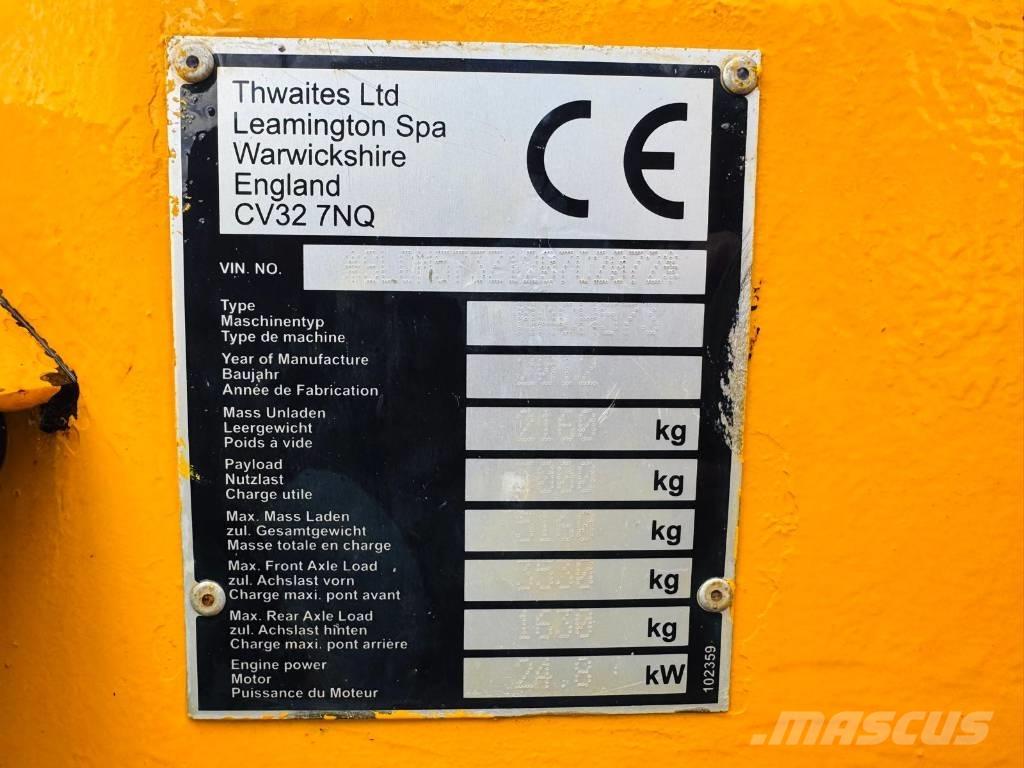 Thwaites MACH 573 건설현장 덤프트럭