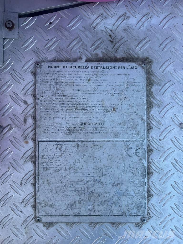 Multitel MX 250 트럭 탑재 고소작업대