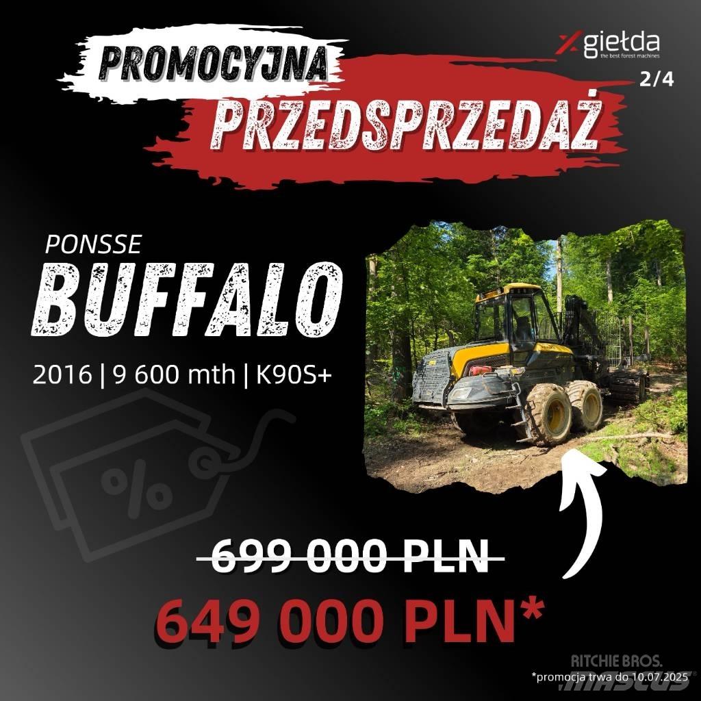 Ponsse Buffalo 원목 포워더