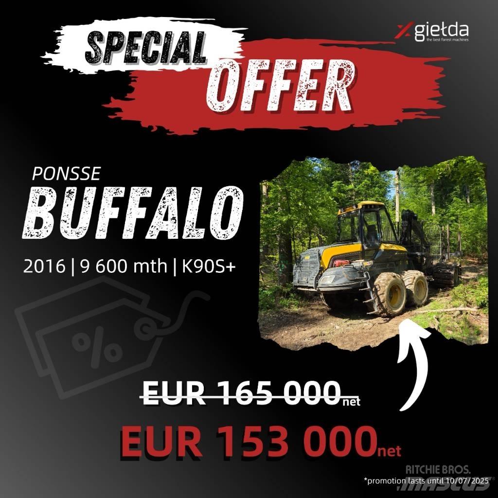Ponsse Buffalo 원목 포워더