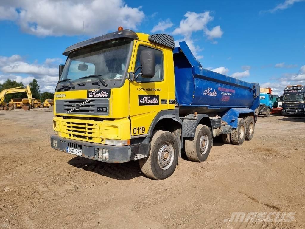 Volvo FM 420 스킵 로더 트럭