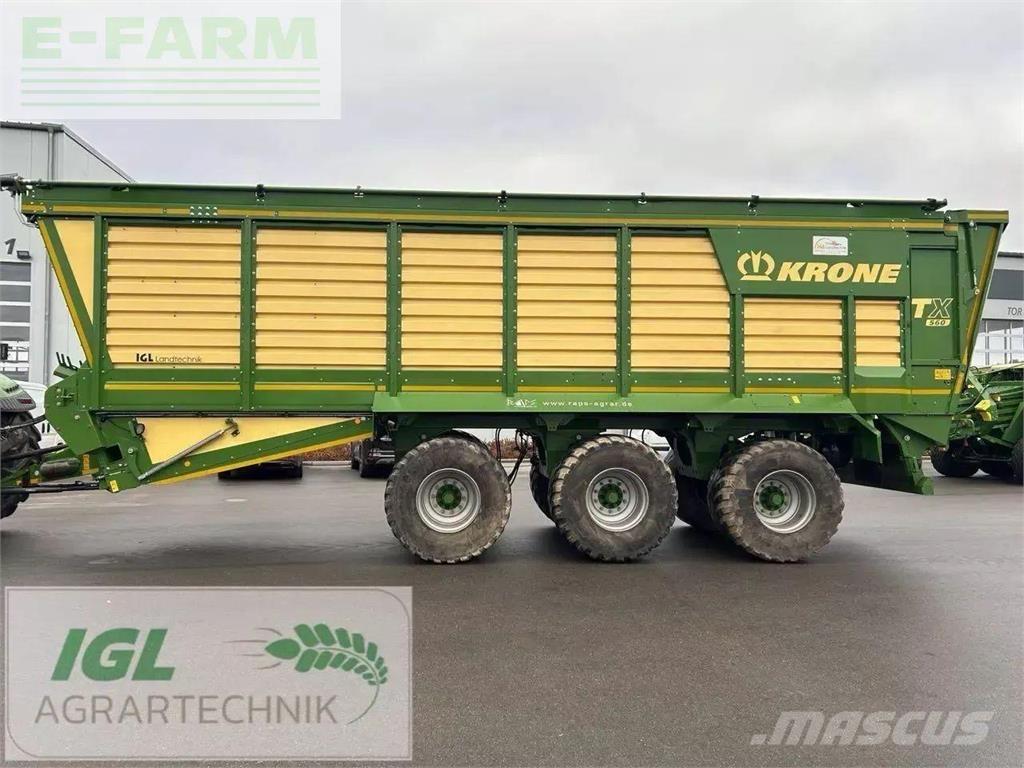 Krone tx 560 곡물용 카트