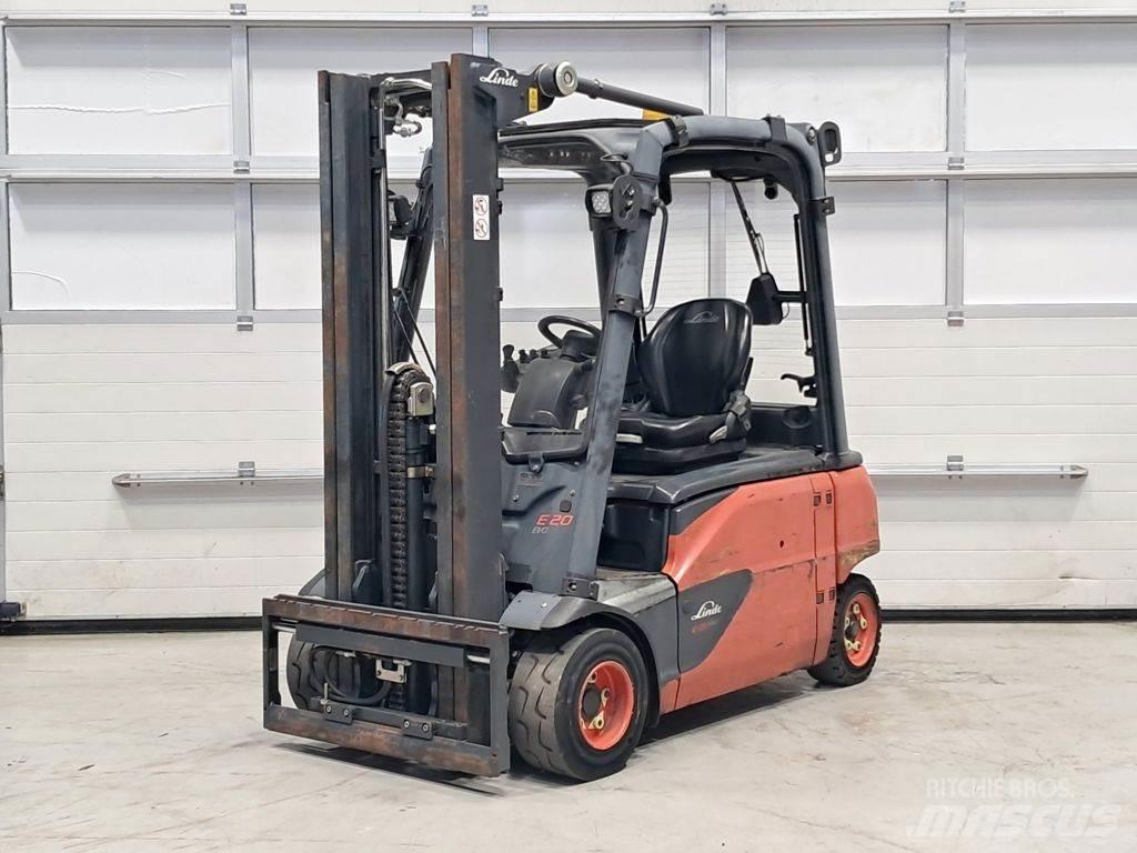 Linde E20PL-02 전동 지게차